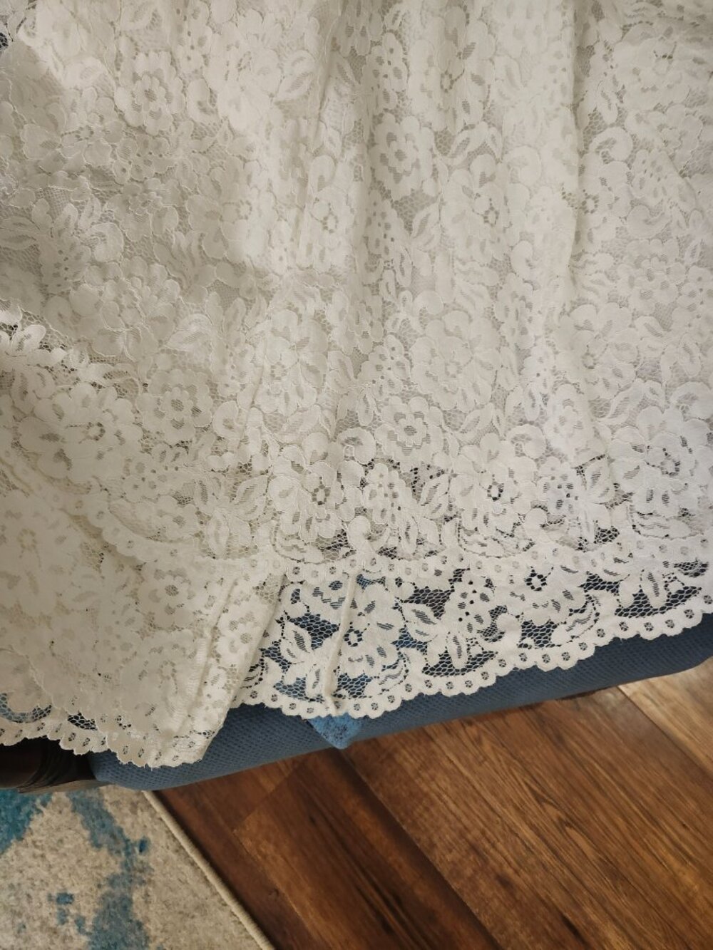 Boho lace maxi skirt. - Picture 5 of 6